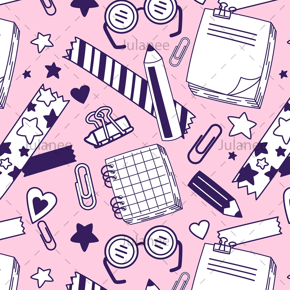 ออกแบบลายผ้า - รับออกแบบลายผ้า Pattern/Repeat สไตล์ Flat - 5