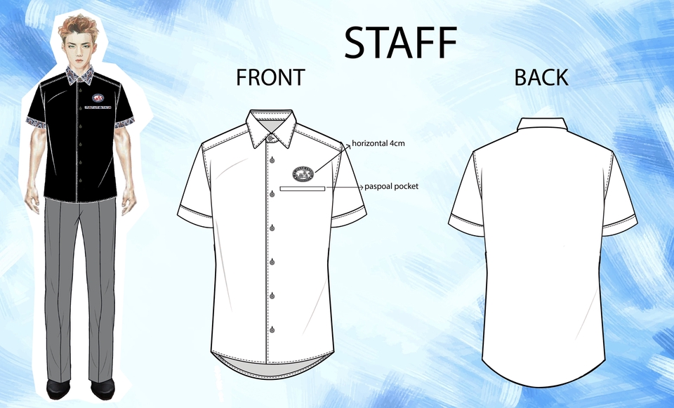 Desain Kaos & Motif - DESAIN FASHION UNTUK RETAIL, ONLINE SHOP,SERAGAM KANTOR DAN HOTEL - 22