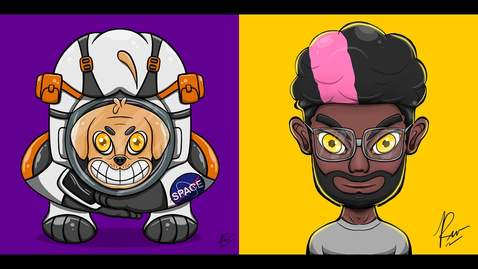 ออกแบบ Character & Mascot - ออกแบบ Character / Mascot ภาพประกอบสไตล์การ์ตูนน่ารัก - 4