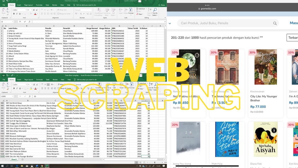Jasa data entry online dengan excel, entri data online untuk bisnis anda