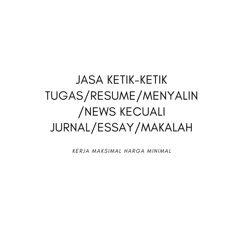 Pengetikan Umum - Ketik-ketik tugas  - 3