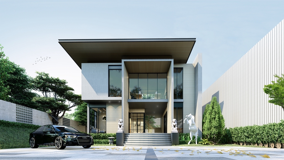 3D Perspective - รับทำภาพ 3D Rendering Perspective EXTERIOR /  INTERIOR & รับขึ้นงาน 3D - 3