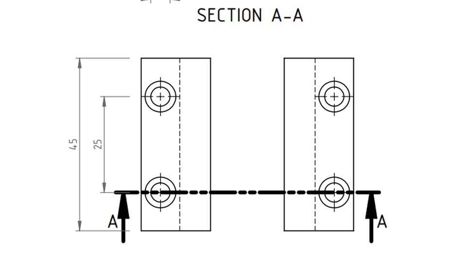 CAD Drawing - MENGGAMBAR 2D BAGIAN MEKANIK DENGAN AUTOCAD SOLIDWORKS REVISI TAK TERBATAS - 16