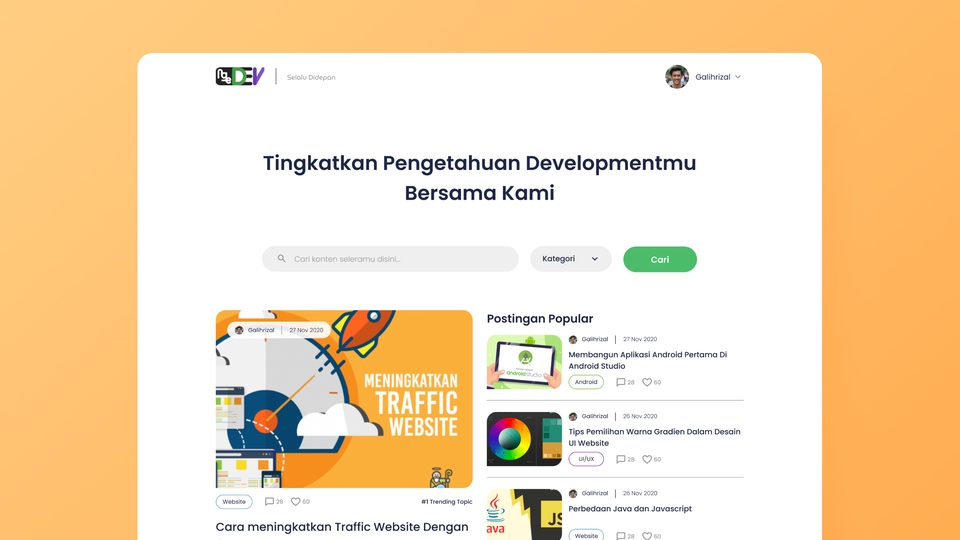 Desain Web - Desain Modern Mobile App & Website Menggunakan Figma - 21