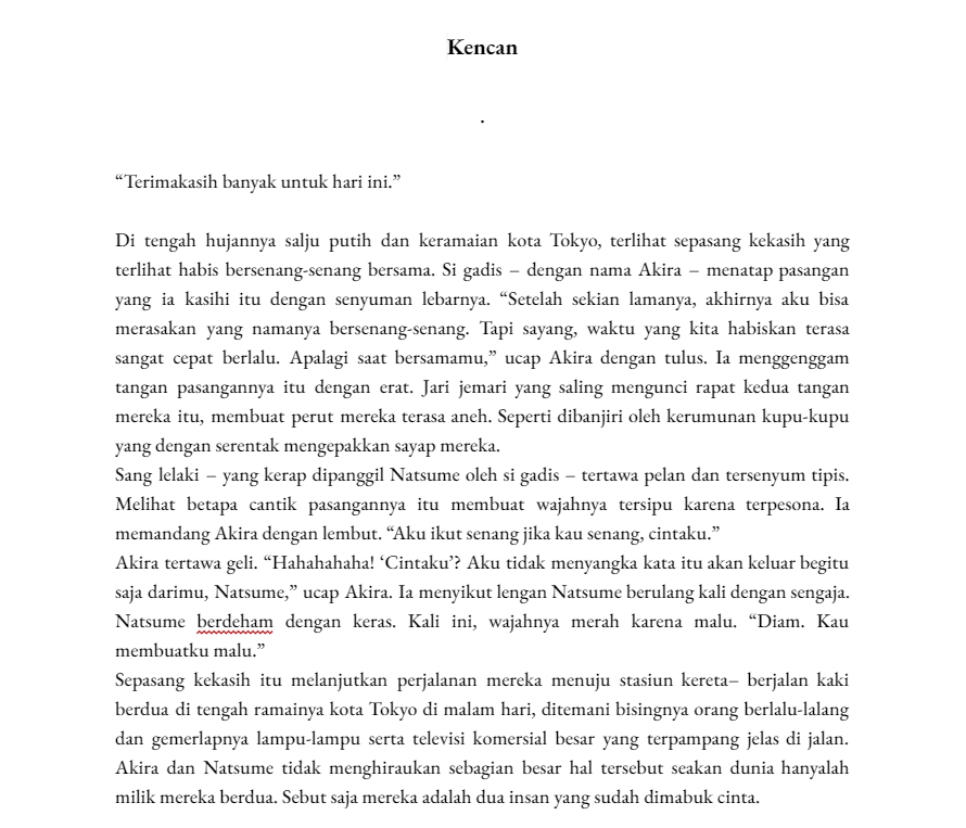 Penulisan Konten - Jasa Penulisan Kreatif (Cerpen, Script, Novel) - 7