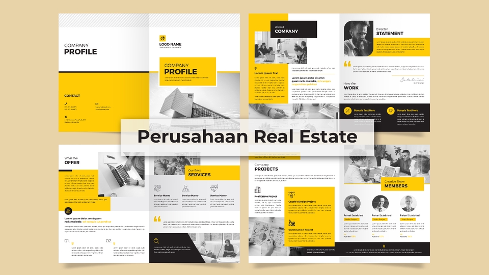 Portfolio & Resume - Desain Company Profile/Profil Perusahaan Menarik & Profesional - 4