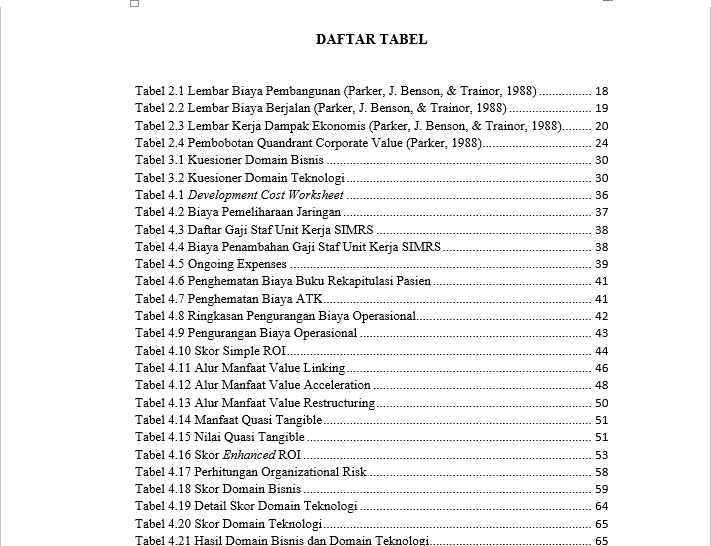 Pengetikan Umum - Jasa Pembuatan Daftar Isi/Gambar/Tabel Skripsi (Cepat dan Rapi) - 5