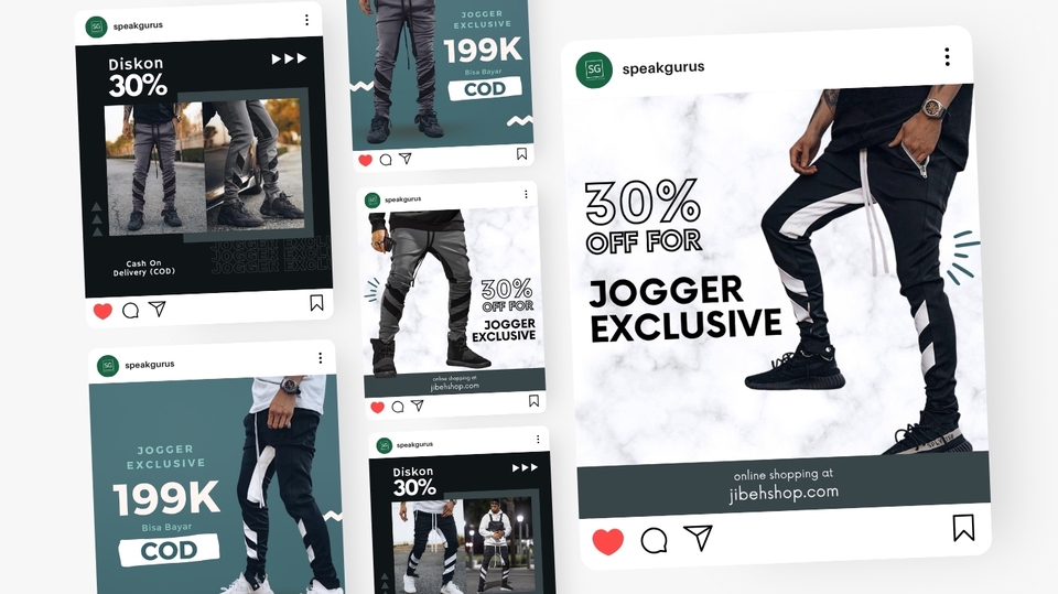 JASA BUAT BANNER INSTAGRAM desain banner instagram untuk promosi website online shop banner iklan instagram dengan desain feed instagram unik dan keren banner toko online banner online shop