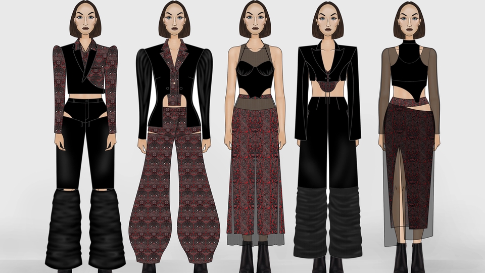 Desain Kaos & Motif - Fashion Design and Creation - 3