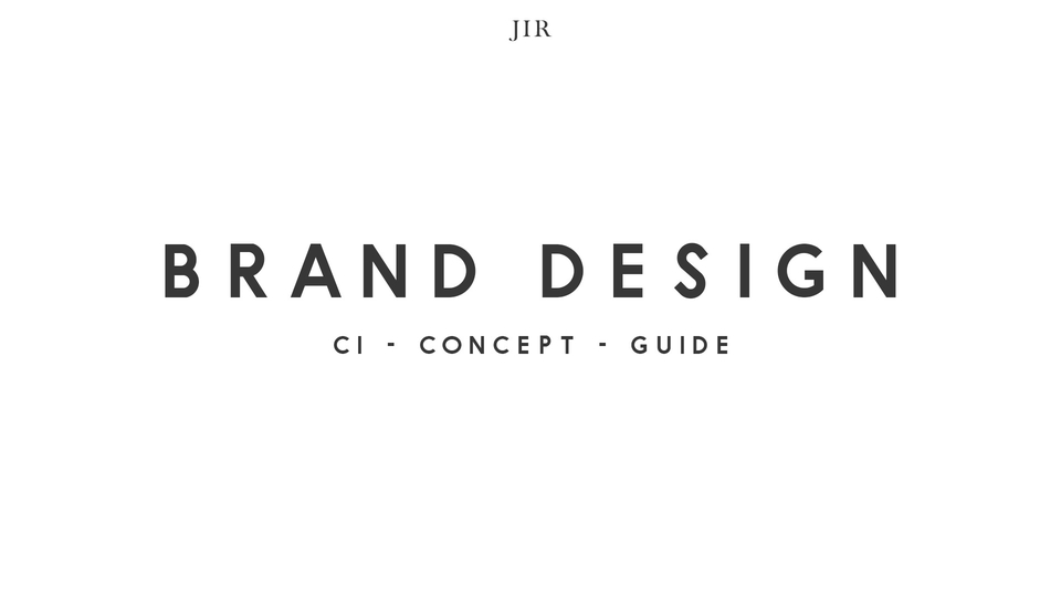 ออกแบบ CI - CI Brand : Modern Luxury Minimal Colorful - 1