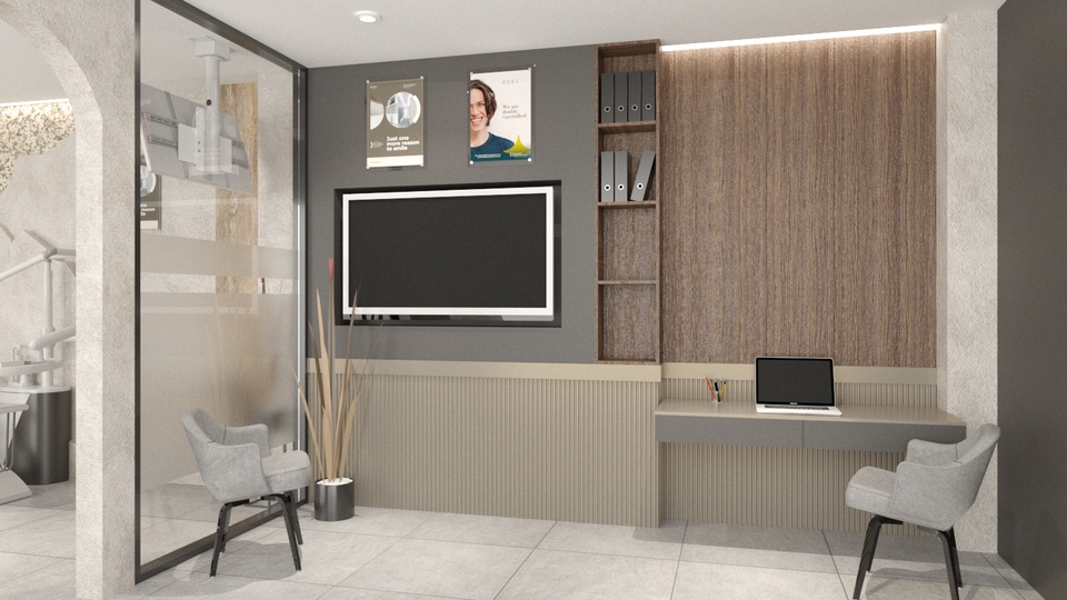 3D & Perspektif - Desain Interior Paket 1 Ruang - 10