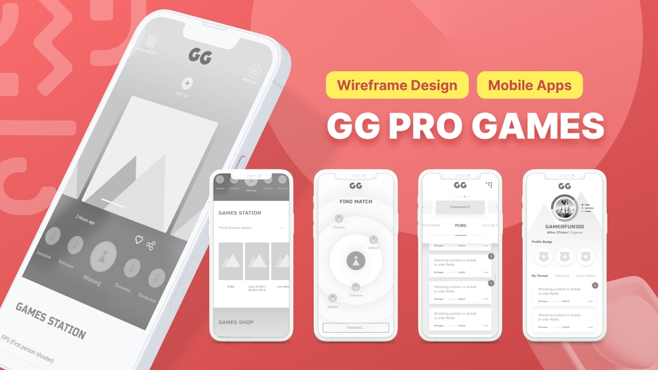 UI & UX Design - Wireframe Design untuk Mobile Web atau Mobile Apps - 3