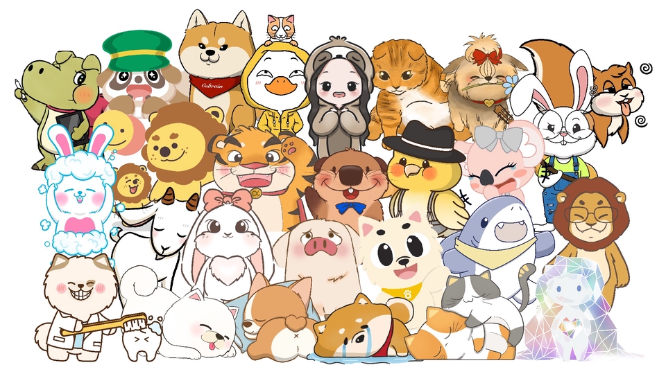 ออกแบบ LINE Sticker - รับออกแบบ Sticker Line สัตว์ สิ่งของโดยเฉพาะค่า - 1