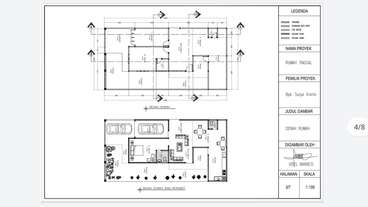CAD Drawing - Desain CAD untuk RUMAH, PLUMBING, DRAINAGE, TANGKI, DLL - 5