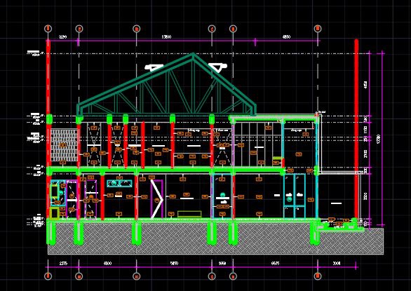 CAD Drawing - Gambar Kerja (DED - CAD Drawing) IMB - PBG - SLF untuk Bangunan Gedung, Rumah, Kantor, Cafe, dll - 5