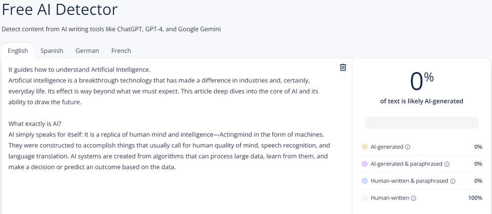 อื่นๆ - Humanize AI content - 2