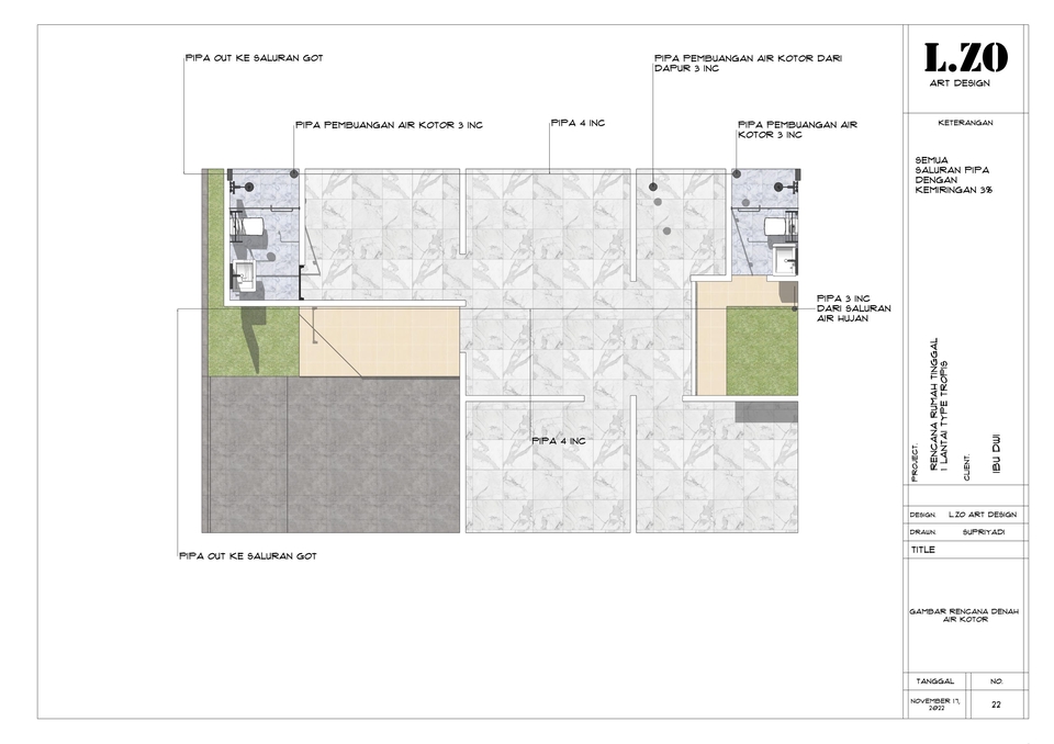 CAD Drawing - JASA DESAIN ARSITEKTUR 1 HARI SELESAI - 10