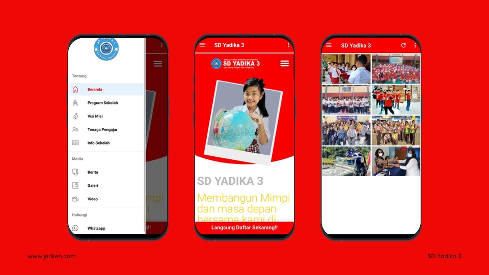 Jasa pembuatan aplikasi android, aplikasi mobile dan iOS untuk sekolah. Aplikasi sekolah, aplikasi android untuk sekolah.