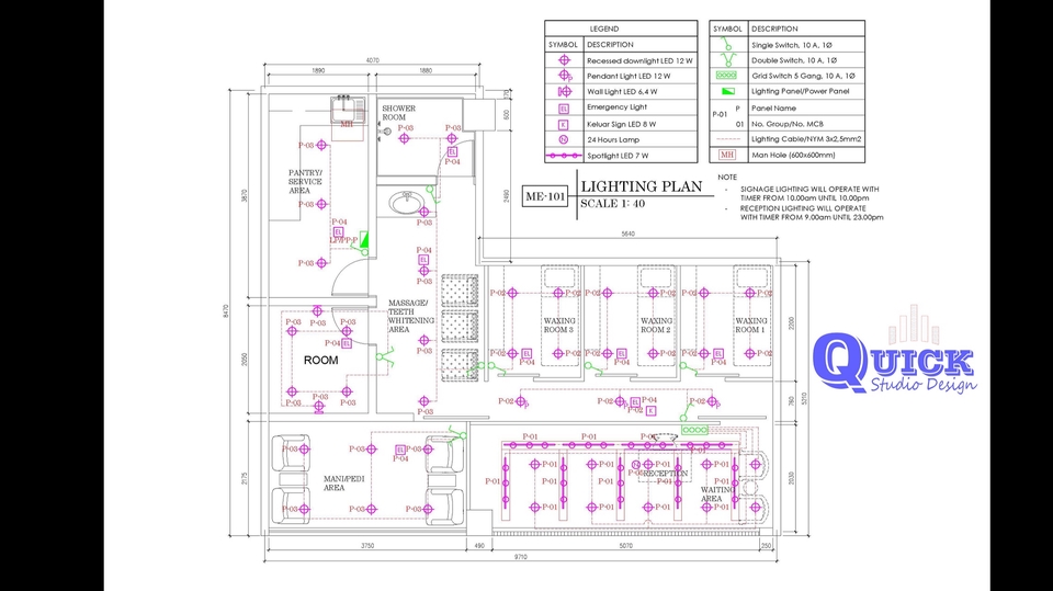 CAD Drawing - Desain Instalasi Elektrikal & Elektronik - 1