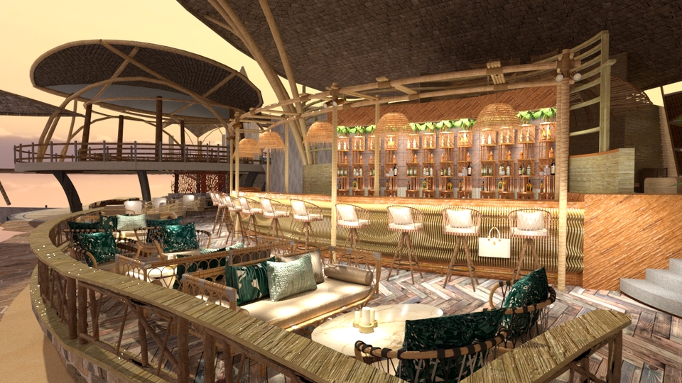 3D Perspective - ออกแบบตกแต่งภายใน วางแปลน.ขึ้นโมเดลสามมิติ.เขียนแบบก่อสร้างเพื่อประเมินราคา บ้าน,โรงแรม,คาเฟ่ - 4