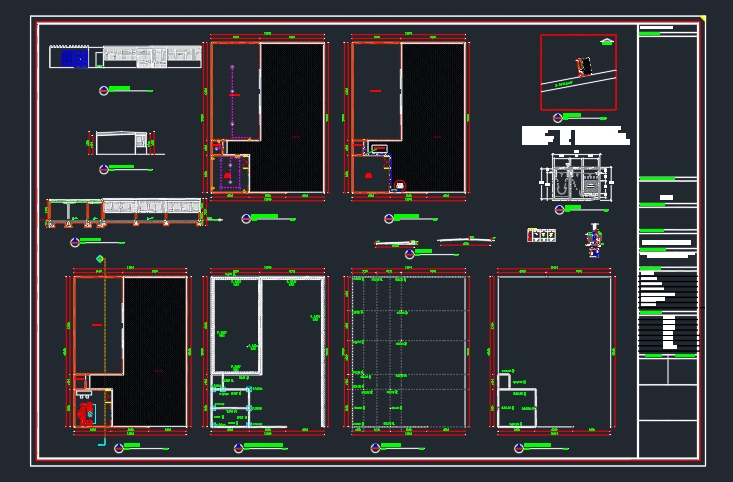 CAD Drawing - JASA PEMBUATAN GAMBAR KERJA BUAT IMB- 5000/M2 - 8