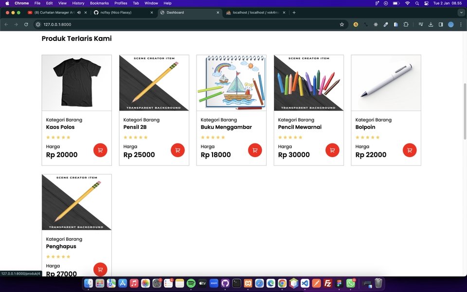 Jasa Pembuatan Website Toko Online dengan Harga Terjangkau, Profesional, dan Terbaik.