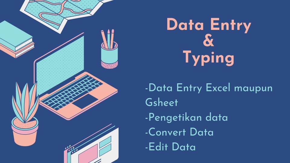  Jasa Pengolahan Data & Analisis data (Microsoft Office dan spreedsheet)