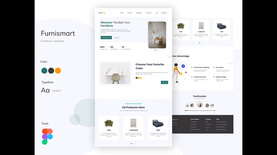 Desain Antarmuka UI/UX untuk Mobile, Website/Landing Page