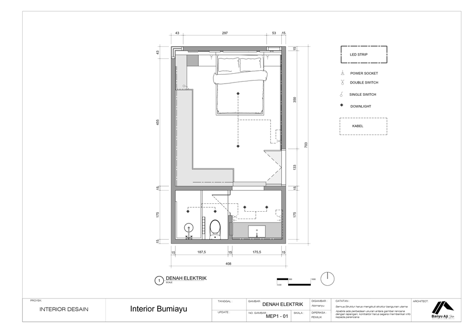 CAD Drawing - Interior dan Furnitur Drafting - 15