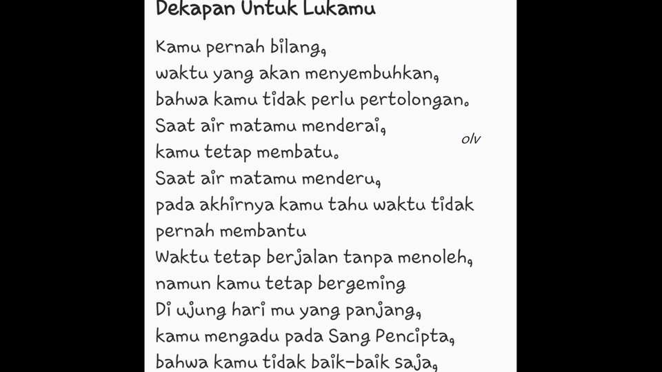 Penulisan Konten - JASA MEMBUAT PUISI, CERPEN FIKSI - 1