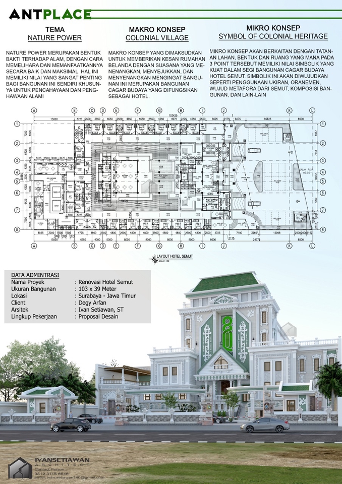 CAD Drawing - Perencanaan Arsitektur & Struktur Bangunan - 13