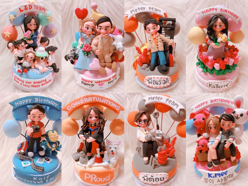 รับทำของขวัญแฮนเมด ของขวัญวันเกิด เค้กวันเกิด ตัวการ์ตูนดินปั้น  ตุ๊กตาดินปั้น
