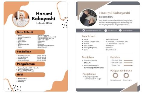 Portfolio & Resume - Jasa pembuatan Curriculum Vitae (CV) - 6