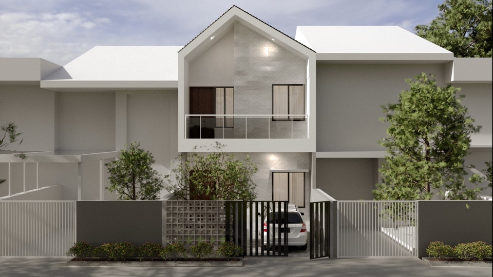 3D & Perspektif - Desain Rumah Minimalis Modern - 1