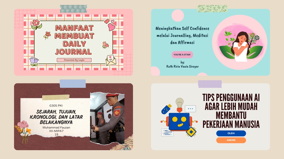 Presentasi - JASA EDIT PPT SIMPLE, MENARIK DAN INFORMATIF UNTUK SEMUA JENIS TUGAS (SEKOLAH & KULIAH) - 5