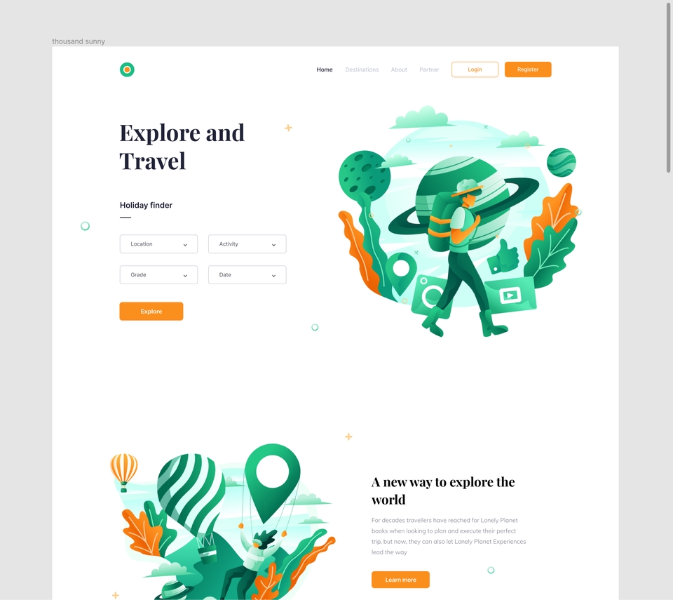 UI & UX Design - Pembuatan UI/UX Design Landing Page Website - 3