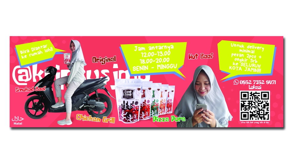 Banner Online - Desain banner online/offline 1 hari finish - 2