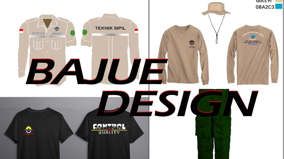 Desain Kaos & Motif - Desain Kaos dan motif custom - 1