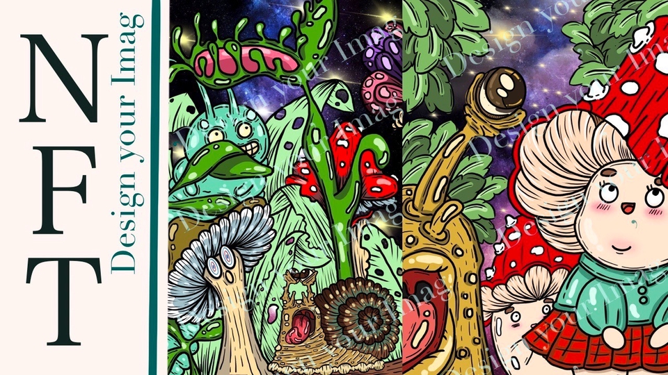 NFT Art - รับวาดรูปสำหรับคนวาดรูปไม่เก่งแต่มีจินตนาการ - 1