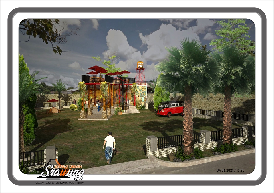 3D & Perspektif - JASA DESAIN RUMAH 3D, DESAIN INTERIOR, DESAIN BOOTH, DESAIN RESTORAN, DESAIN GEDUNG - 15