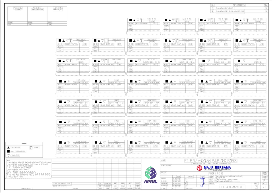 CAD Drawing - DED [Detail Engineering Design] Storage Tank API 650 - 8