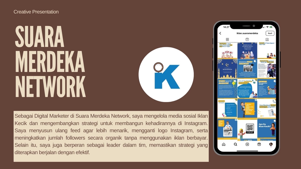 Jasa Digital Marketing Instagram: Tingkatkan followers Suara Merdeka Network
