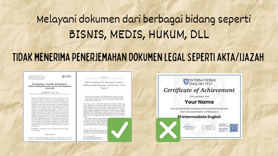 Penerjemahan - Penerjemahan INDONESIA-INGGRIS-INDONESIA - Cepat, Akurat, Tepat waktu - 4