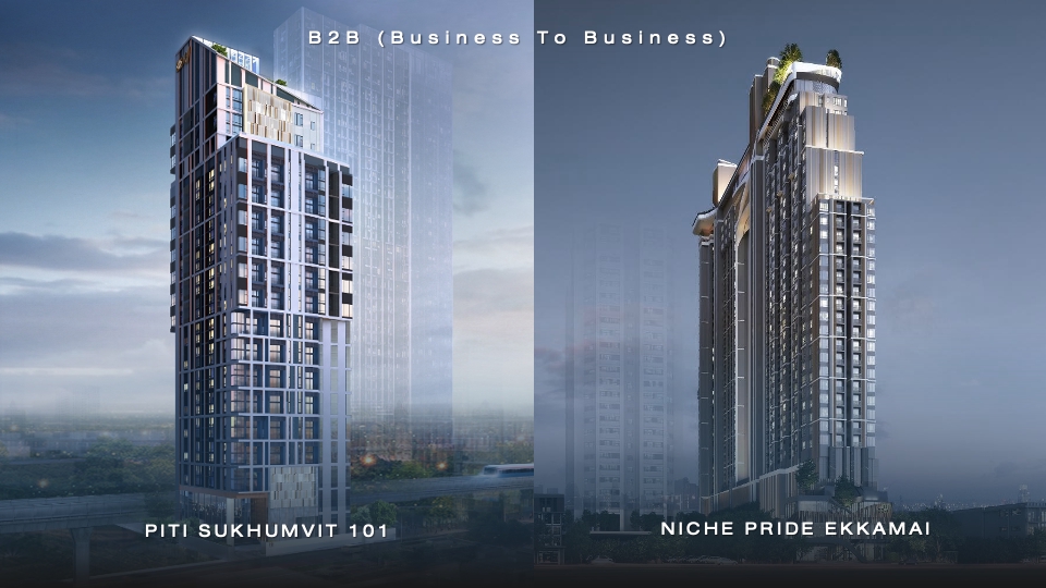 รับทำพรีเซนเทชั่นมืออาชีพ ภาพตัวอย่างงานดีไซน์ PITI SUKHUMVIT 101 และ NICHE PRIDE EKKAMAI