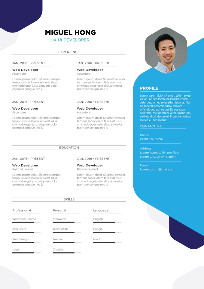 Portfolio & Resume - Desain CV Menarik & Profesional - 3