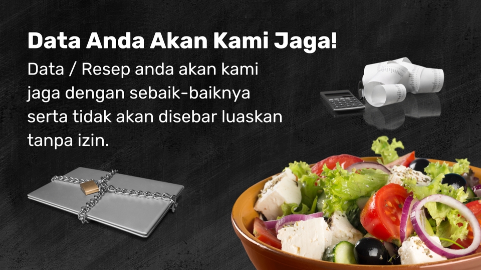 Akuntansi dan Keuangan - Jasa Hitung HPP (Harga Pokok Penjualan) Menu Makanan & Minuman untuk UMKM - 3