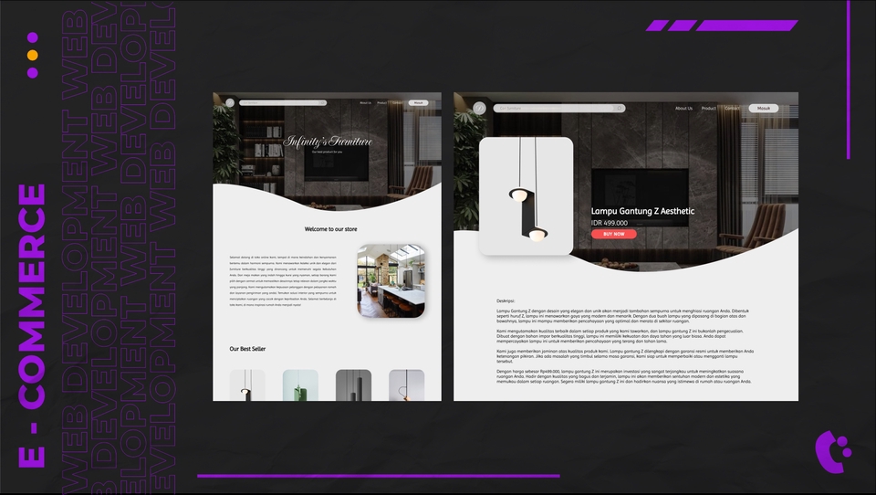 Jasa pembuatan website toko online untuk meningkatkan penjualan dan branding bisnis online Anda.