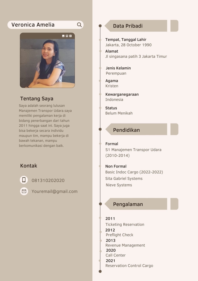 Portfolio & Resume - Jasa Pembuatan CV (1 hari jadi) - 5