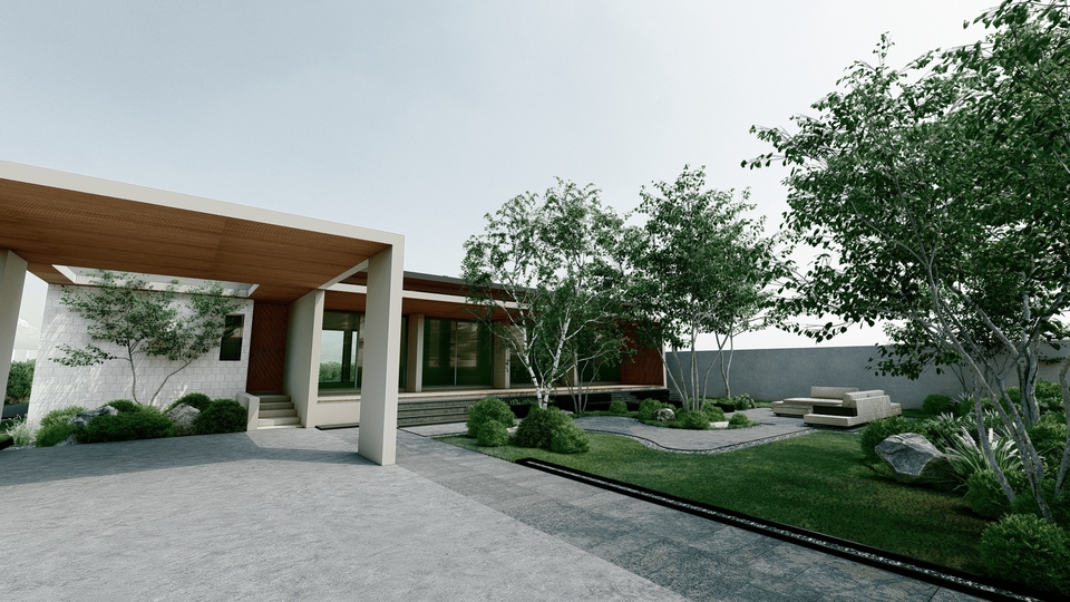 ออกแบบ perspective โมเดลบ้าน 3 มิติ รับเขียนแบบ 3d ราคาถูก รับเรนเดอร์งาน รับออกแบบบ้าน 3d