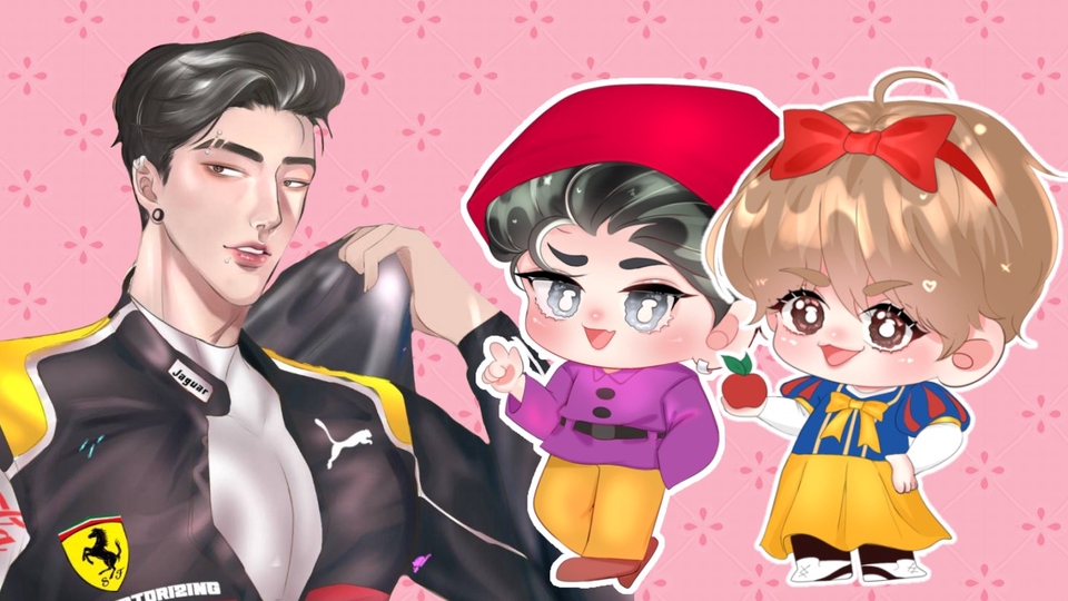 วาดภาพการ์ตูน - วาดรูปการ์ตูนจิบิ (chibi) อนิเมะ น่ารักๆทุกแนว / แฟนอาร์ต / วาดศิลปิน / OC - 1